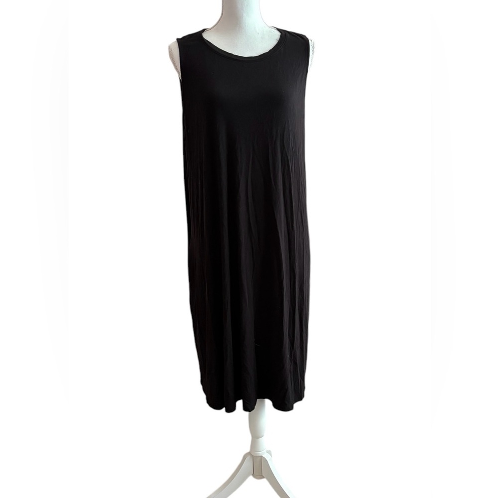 Time and True stretchy black dress